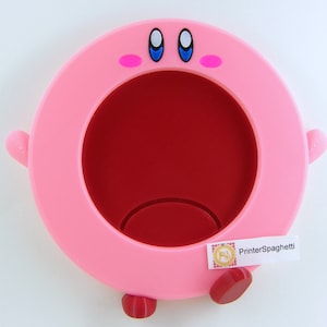 Ring Mouth Kirby Coaster. 3D-printed, Cold Drink Coaster. *Plz read full description*