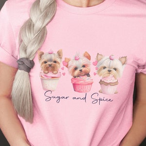 Cute Yorkie Puppies Valentine Gift for Yorkshire Terrier Lovers, Yorkie Shirt, Yorkie Dog Mom Shirt, Birthday shirt