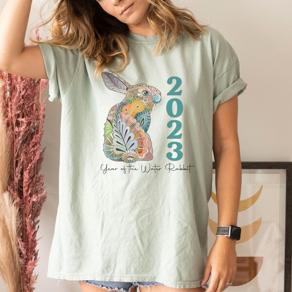 2023 Year of the Water Rabbit, Spring Festival shirt, Chinese New Year TShirt, Lunar New Year Party, Year of the Rabbit 2023 gift