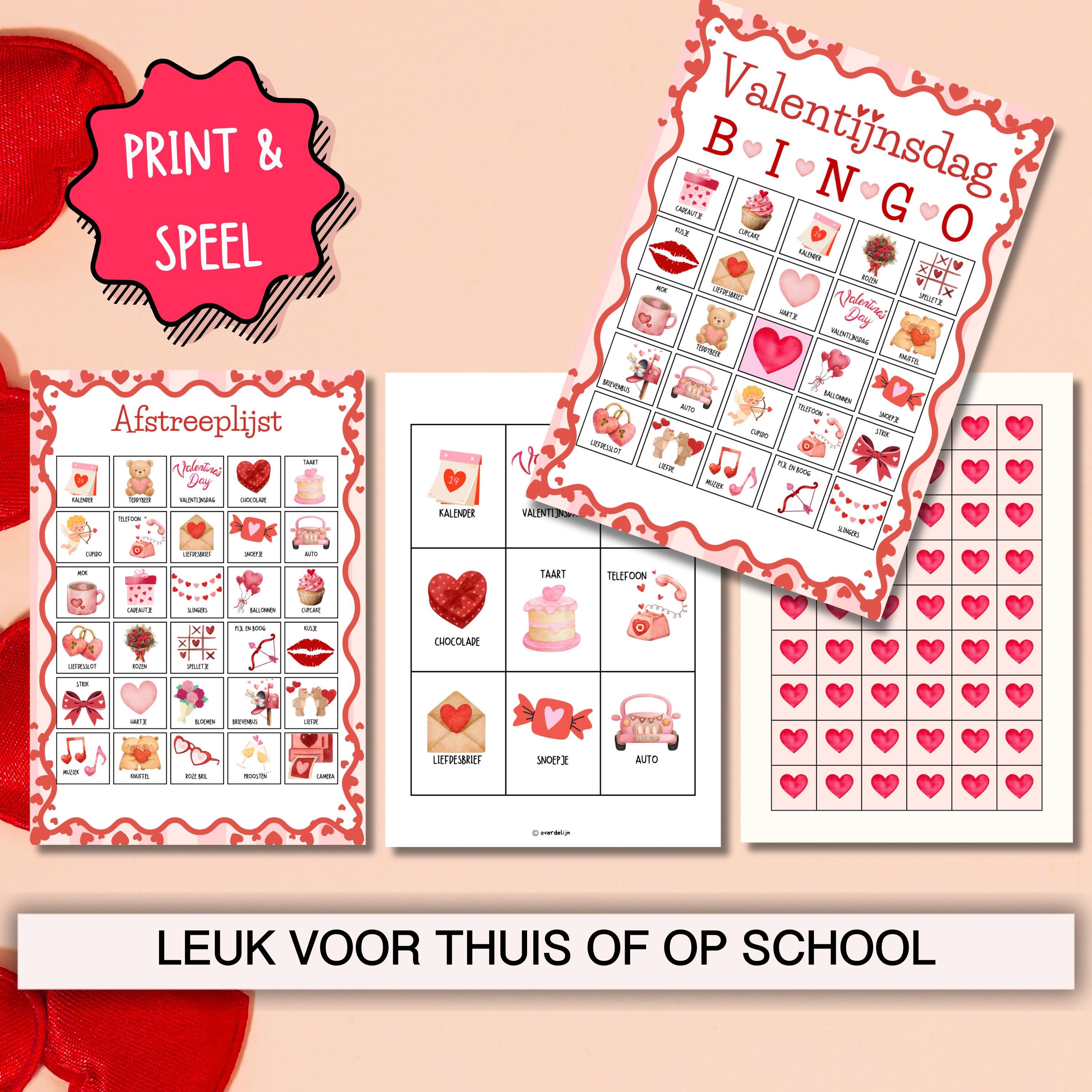 JOYIN Valentinstags-Bingo 30 Spieler – 12,7x12,7 Cm Karten Für Kinder, Schule & Partys, Lustiges Familienspiel JOYIN Valentinstags-Bingo 30 Spieler – 12,7x12,7 Cm Karten Für Kinder, Schule & Partys, Lustiges Familienspiel