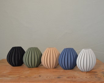 Vase | klein | Trockenblumen | 3D-Druck | Bonbon