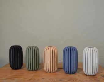 Vase | groß | Trockenblumen | 3D-Druck | Bonbon