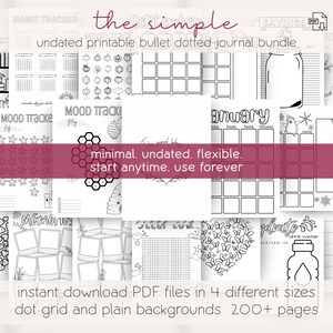 2026 Ultimate Bullet Dotted Journal Bundle 2100+ Pages | Digital Planner Download | Printable & Goodnotes Journals | Save 75% image 6