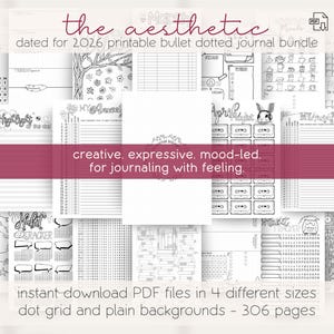 2026 Ultimate Bullet Dotted Journal Bundle 2100+ Pages | Digital Planner Download | Printable & Goodnotes Journals | Save 75% image 8