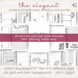 2026 Ultimate Bullet Dotted Journal Bundle 2100+ Pages | Digital Planner Download | Printable & Goodnotes Journals | Save 75% image 7