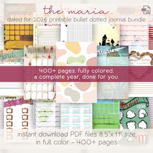2026 Ultimate Bullet Dotted Journal Bundle 2100+ Pages | Digital Planner Download | Printable & Goodnotes Journals | Save 75% image 11