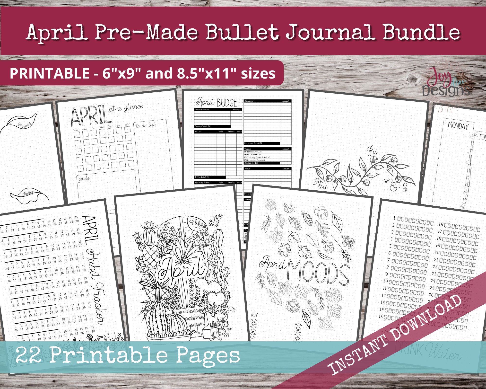 Premade Bullet Journal - made to order!