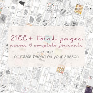 2026 Ultimate Bullet Dotted Journal Bundle 2100+ Pages | Digital Planner Download | Printable & Goodnotes Journals | Save 75% image 12
