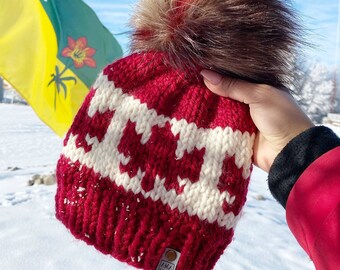 KNITTING PATTERN | | the Great White North Toque - Etsy