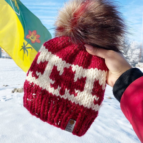KNITTING PATTERN | | The Great White North toque