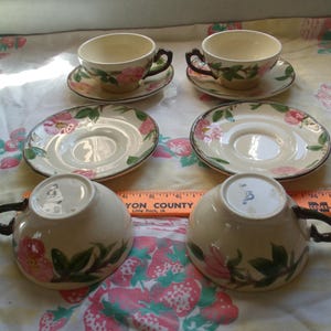 Franciscan desert rose cup and saucer - Etsy 日本