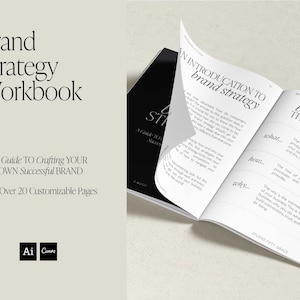 Brand Strategy Guide | Editable Illustrator Template | Editable Canva Template | Branding Kit | Brand Planner