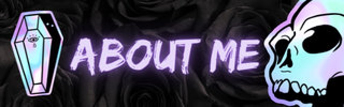 Twitch Panels 40 320px X 100px Holographic Gothic Twitch Graphics ...