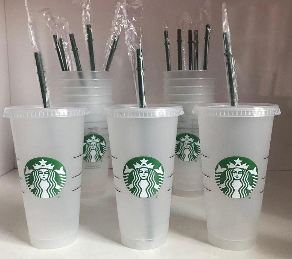 Starbucks Tumblr Cold Cup Starbucks Bulk Reusable 24 Oz Cup Venti Cup Personalised Etsy