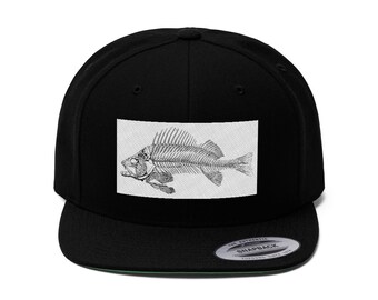 Flat Bill Fish Hat | Etsy Australia