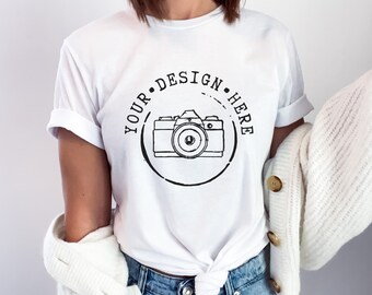 Bella Canvas Shirt Mockup | White T Shirt Mockups