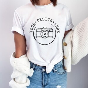 Bella Canvas Shirt Mockup | White T Shirt Mockups