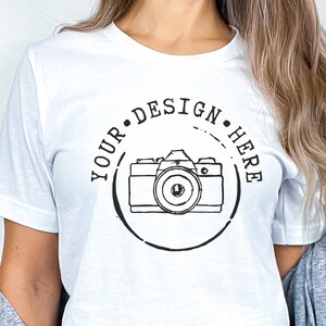 Bella Canvas 3001 mockup | Bella Canvas white shirt mock up | T-shirt mock up | Model mock up | Bella Canvas 3001 mockups | Trendy Mocks