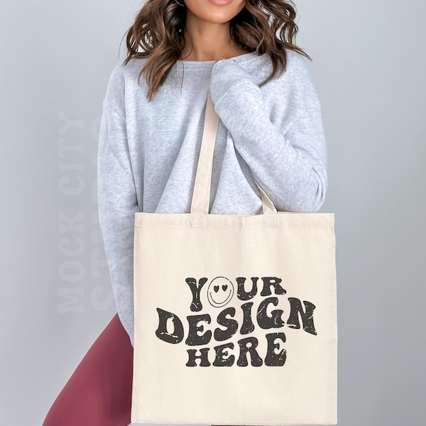 Canvas Tote Bag Mockup, Sublimation Tote Bag Mockup, Cotton Canvas Shopping Bag Mockup, Liberty Bags Tote OAD113 , Natural Tote Mock up