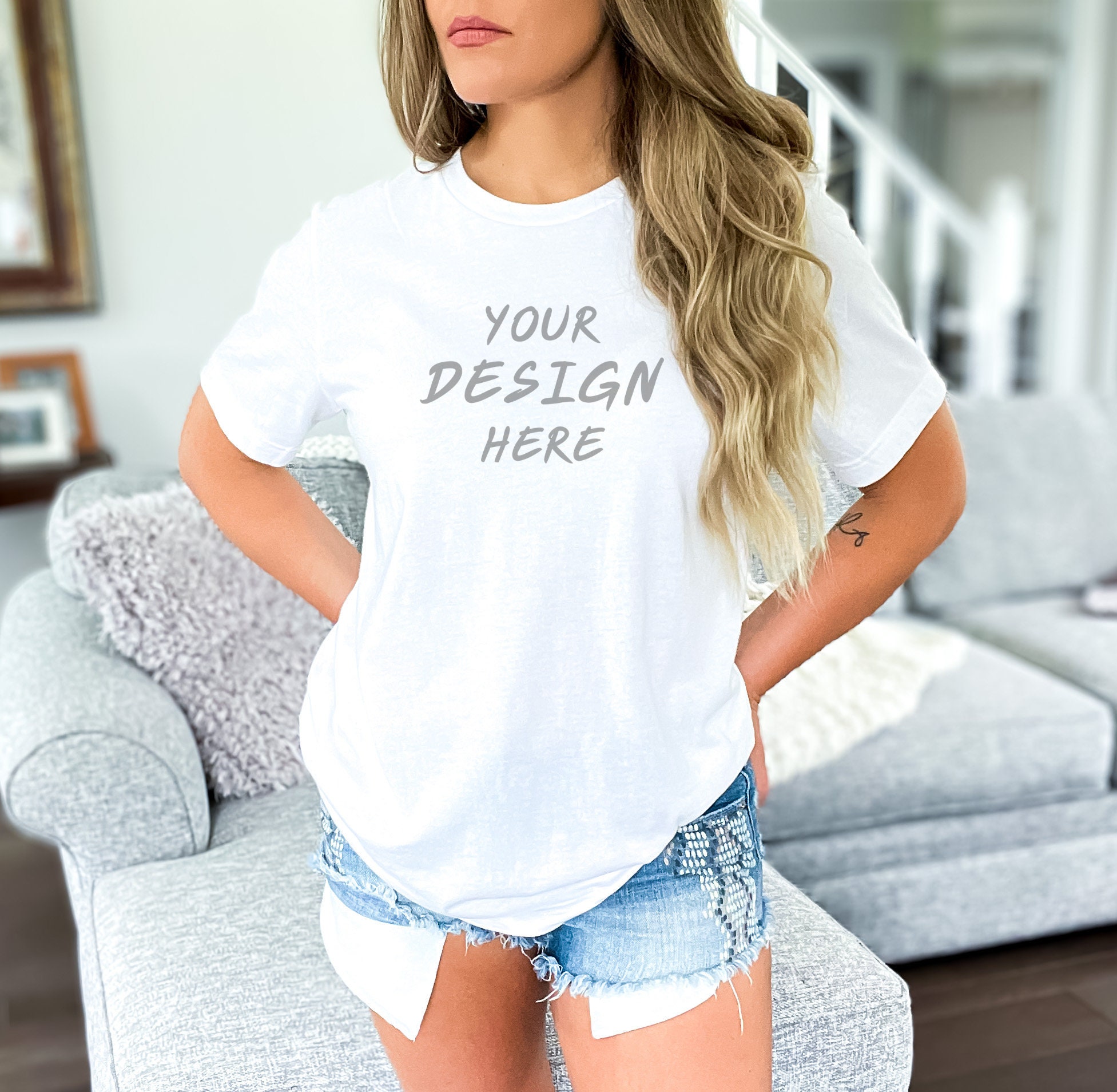 Bella Canvas 3001 Tshirt Mockup Bella Canvas Shirt Mockup - Etsy