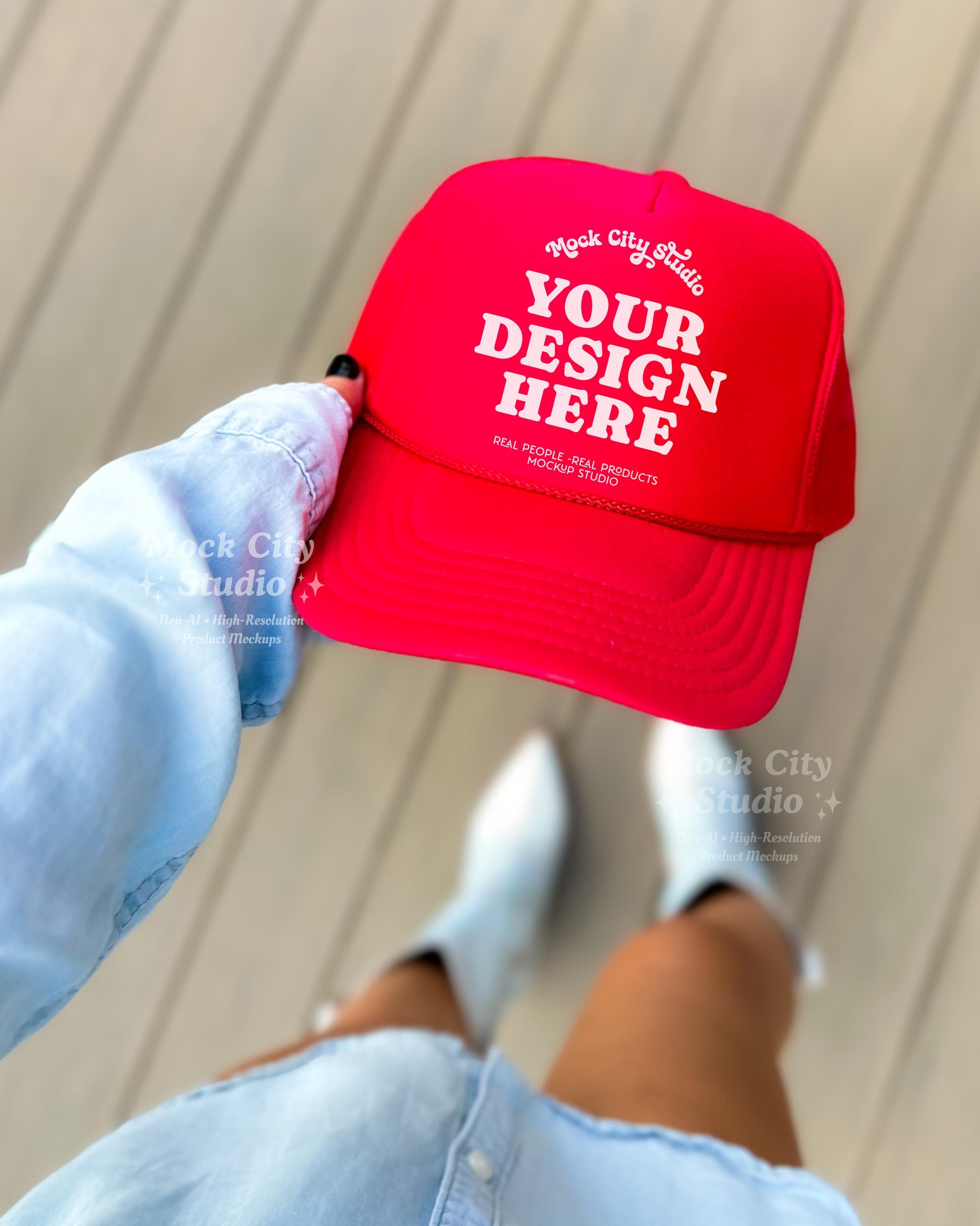 Trucker Hat Mid Crown - Etsy Sweden