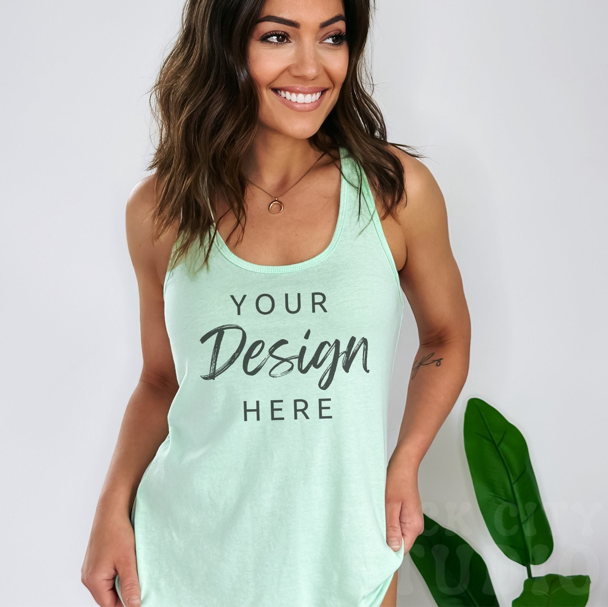 mint green camisole top