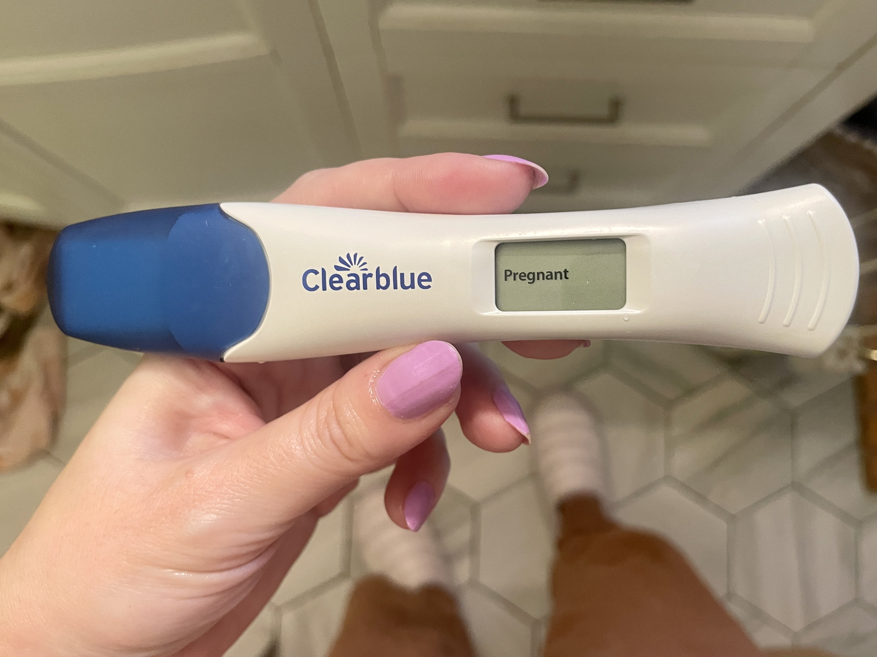 Clear Blue Digital Positive Pregnancy Test | Sweet Confessions