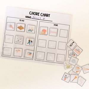 Kids Chore Chart | Customizable Chore Chart | Simple Chore Chart | Printable Chore Chart | Digital Download Chore Chart