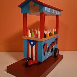 Carrito de Piraguas, Puerto Rico, Boricua, Viejo San Juan, 3D Printing, Water Ice, Piraguero, Piragua Cart, Shaved ice, navidad