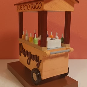 Carrito de Piraguas, Puerto Rico, Boricua, Viejo San Juan, Impresión 3D, Hielo de Agua, Piraguero, Carrito Piragua, Hielo raspado imagen 10