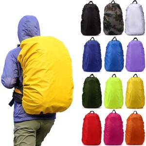 35-80L Waterproof Bag Cover Elastic Portable Backpacks Cover Rain for  Hiking Camping Outdoor Food Delivery Panda Grab | Shopee Malaysia
