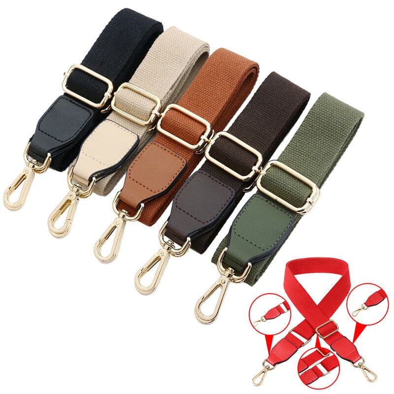 width 2Inch Purse Strap Replacement Crossbody Guitar Straps for Handbags Shoulder Strap Removable Adjustable Replacement for Bag Vintage Pattern with Cowhide Genuine Leather 