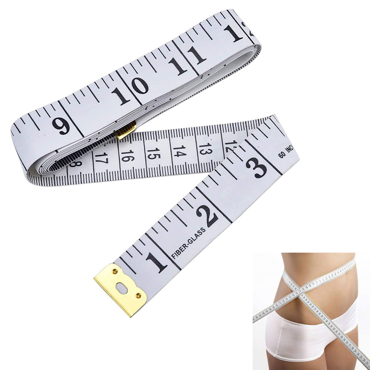 Measuring Tape, Soft Tape Measure for Tailoring, Sewing and Jewelry, Crafts Measuring  Tape, Dieting Tape Measure, Scale Body 60 In 