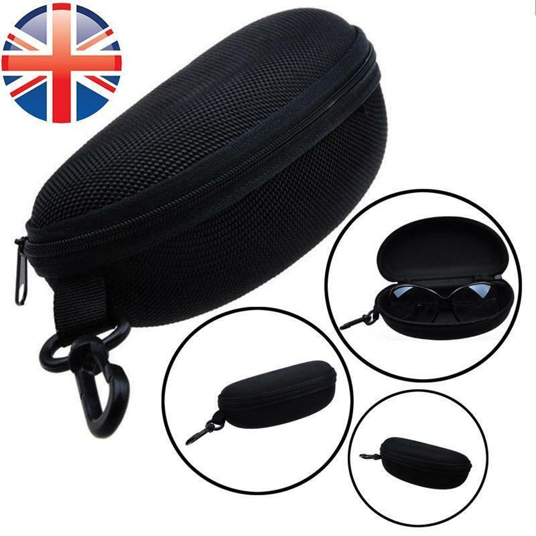 Glasses Carry Case Hard Zipper Sunglasses Travel Box Pouch Etsy