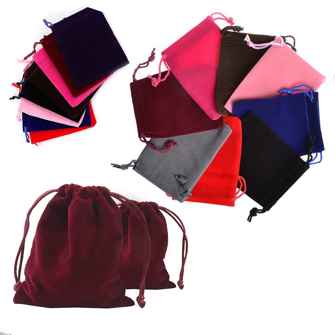 10x15cm Velvet Gift Bags Wedding Favour Velvet Drawstring Etsy