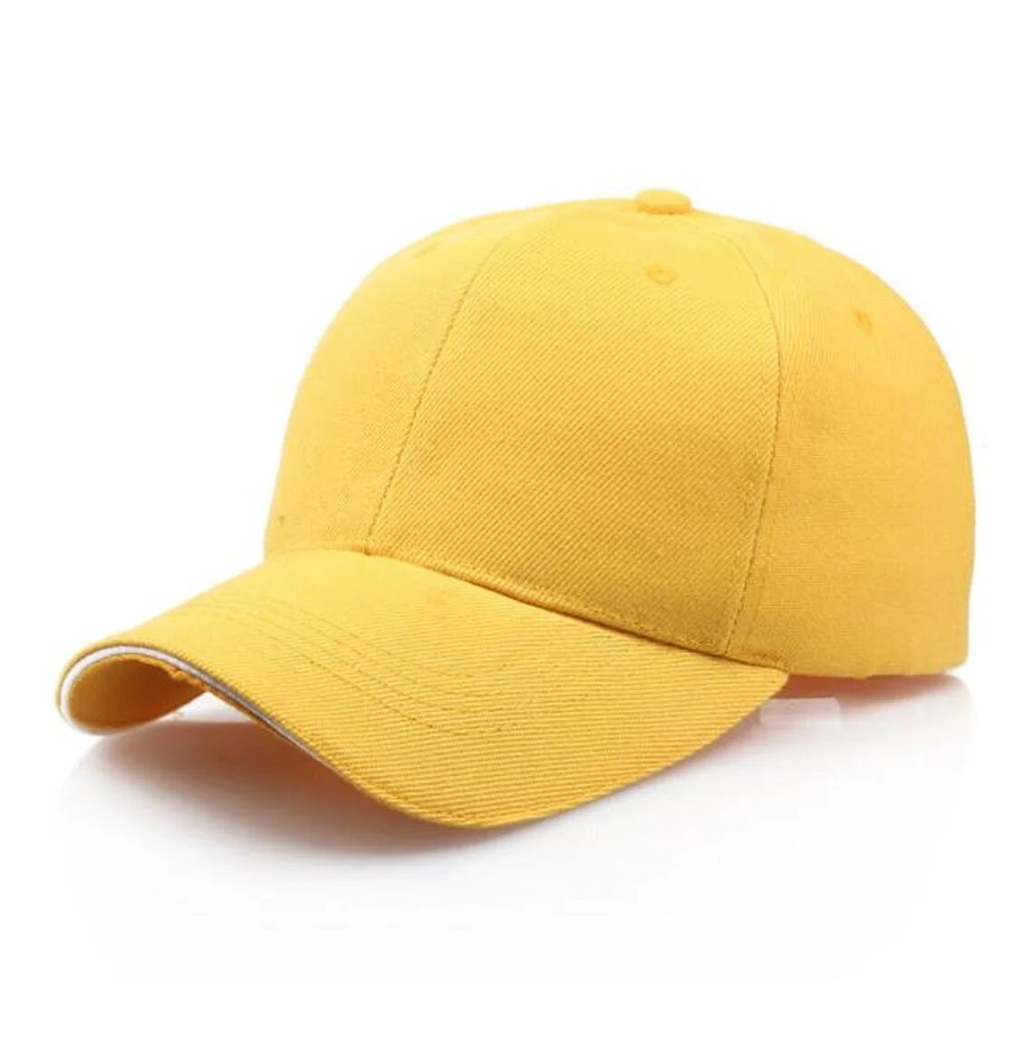 Plain Baseball Caps Hat Premium Cotton Mens Ladies Adjustable Etsy UK