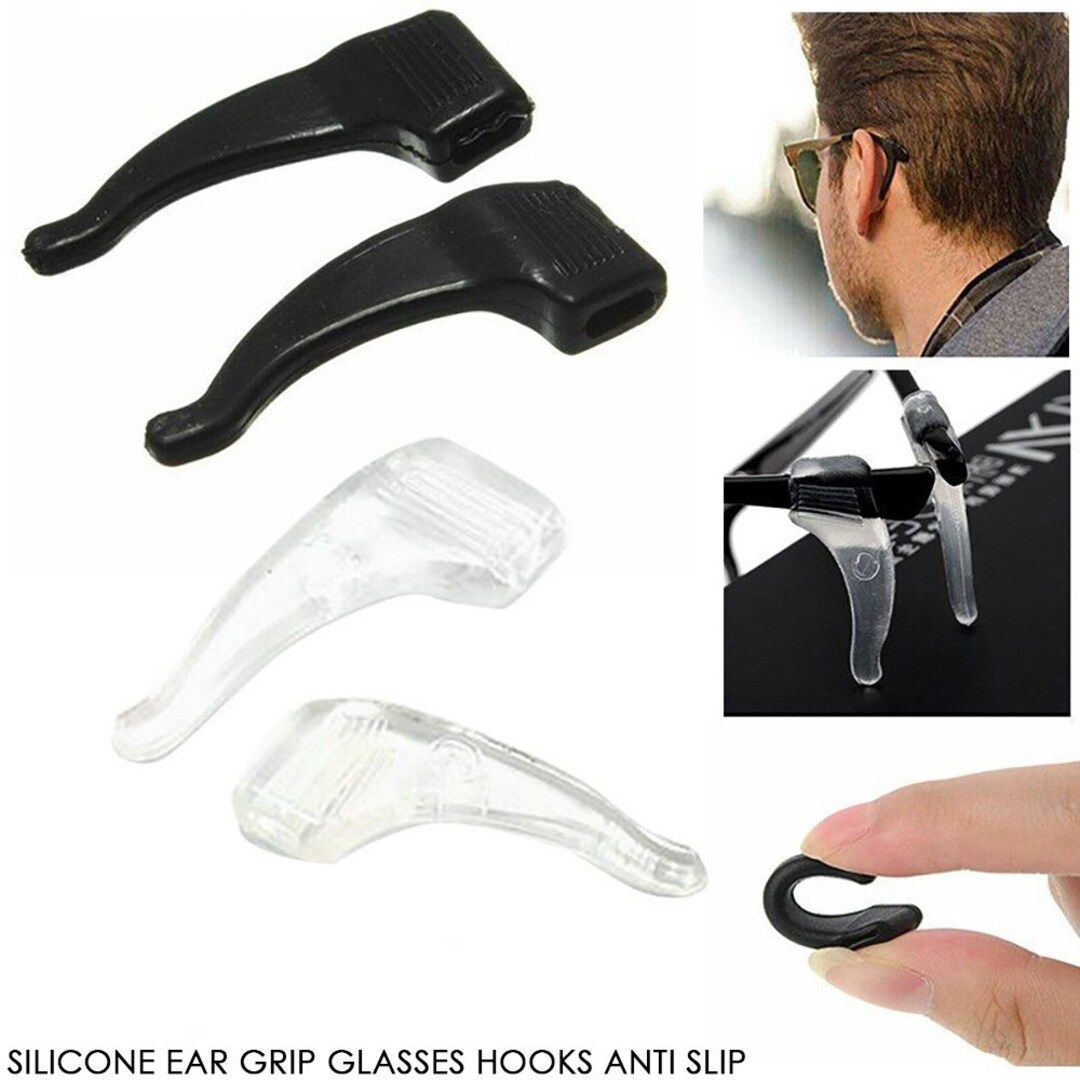 One Pair Silicone Ear Grip Glasses Hooks Anti Slip Spectacles Etsy