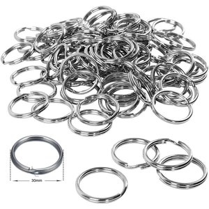 Choose Small Extra Large Keyring SPLIT RINGS Metal Brass Hoop Loop Key  Holder -  Israel