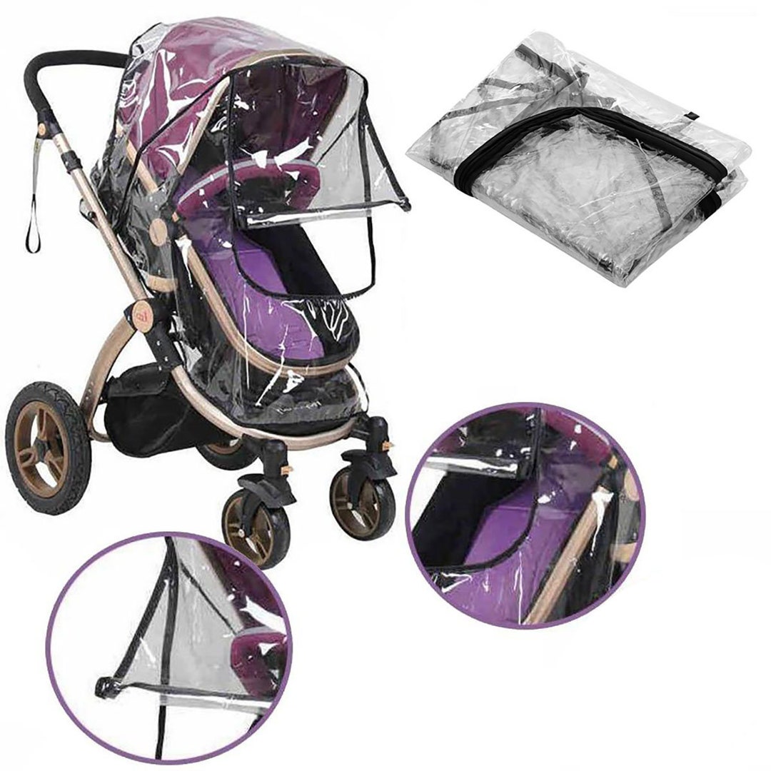 PREMIUM Universal Buggy Rain Cover Baby Pushchair Stroller Etsy