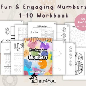 Writing My Numbers—Educational Printable Digital Dowload