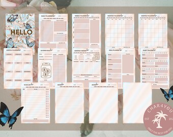 Hello Darling Planner: Daily, Weekly, Monthly (Digital Download)