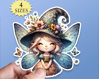 Garden Fairy Sticker: Waterproof Vinyl Decal