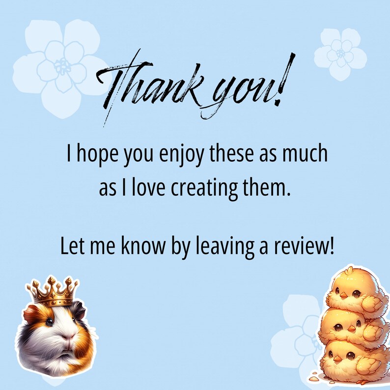 Thank you, I hope you enjoy these as much as I love creating them. Let me know by leaving a review.