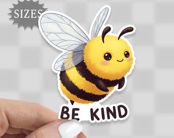 Be Kind Bumble Bee UV Waterproof Sticker