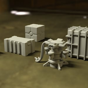 Hangar scatter for Star Wars / Sci-Fi Diorama - Downloadable STL