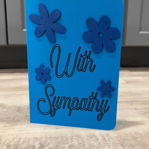 Sympathy Card SVG cut file/Digital Download Only/Paper Card Template/Sympathy Card Pattern/Card Pattern for Cricut