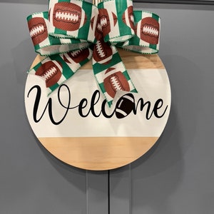 Football Welcome SVG Cut File/SVG Digital Download/Welcome Template for Cricut/Sign SVG file/Football Welcome Cut file/Welcome svg file