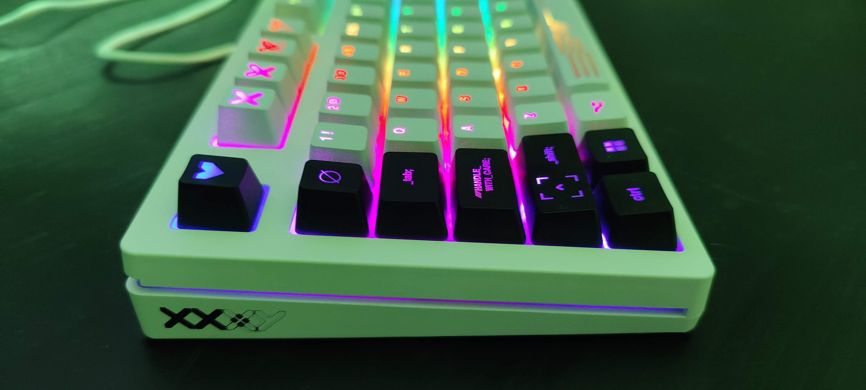 CSGO Printstream Themed Mechanical Keyboard TKL Red Etsy