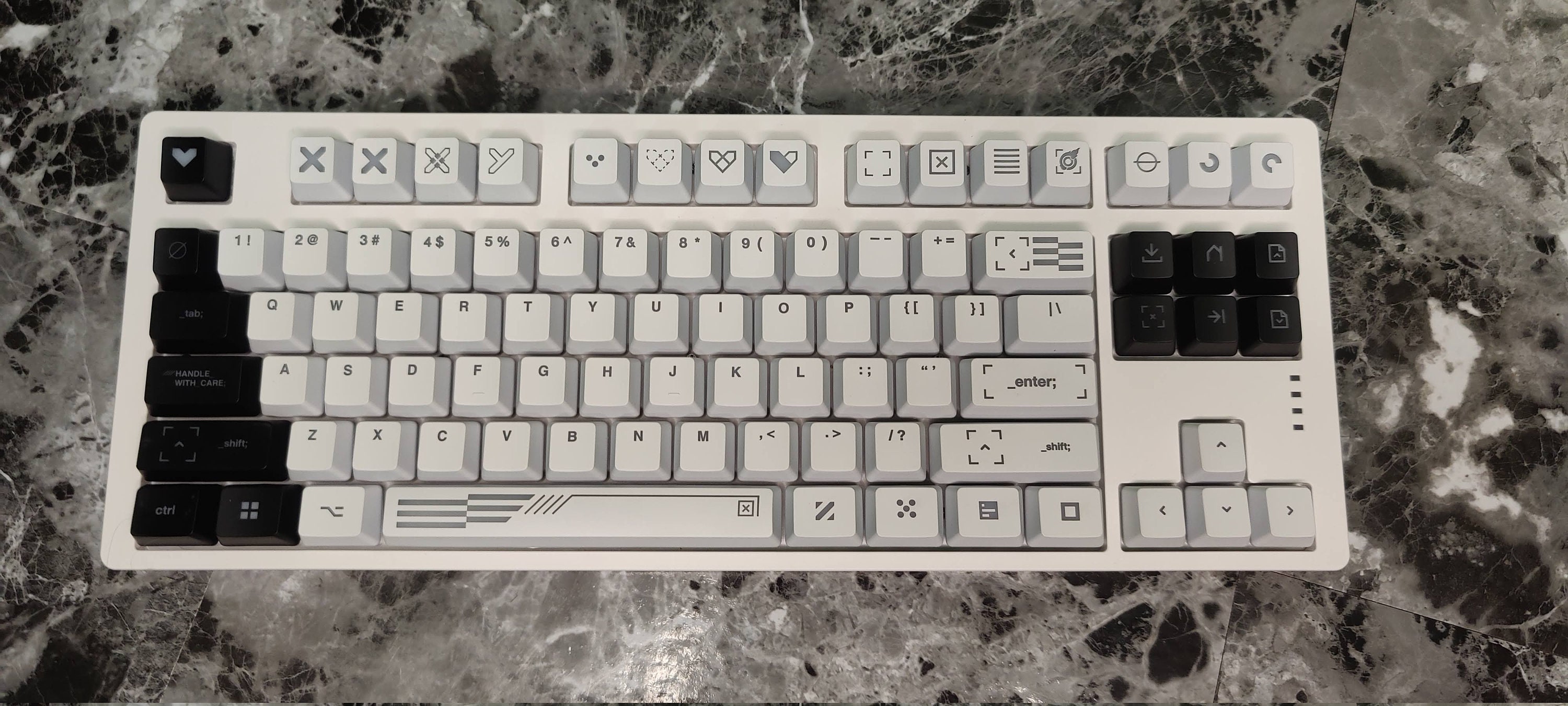 Buy CSGO Printstream Themed Mechanical Keyboard TKL Red Online in India