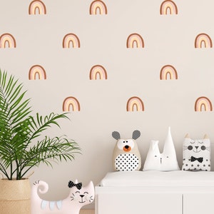 Boho Rainbow Wall Decal Nursery Wall Stickers Rainbow Wall Sticker Nursery Wall Decals Rainbow Nursery Wall Decor Baby Room Wall Sticker